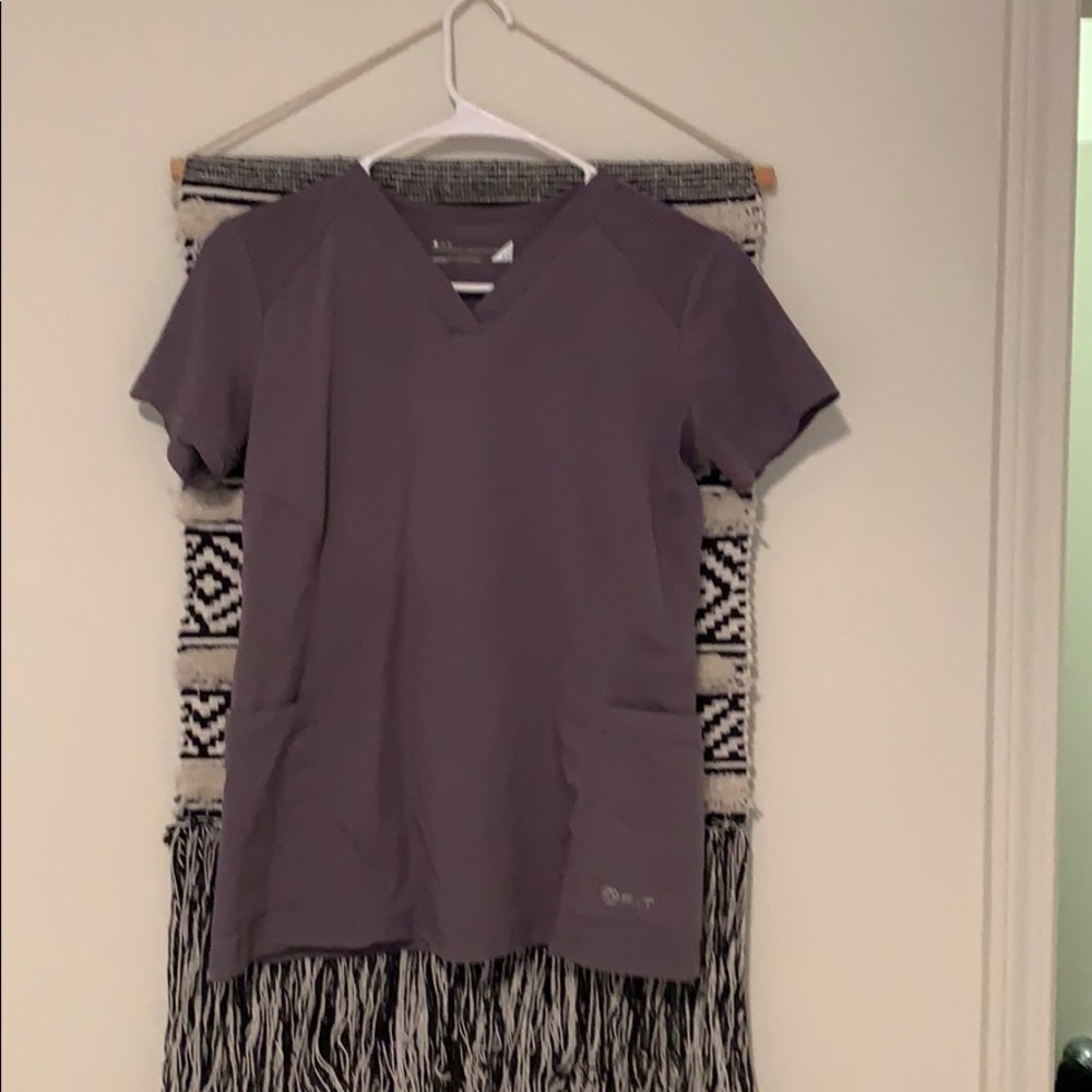 White Cross Fit Scrubs